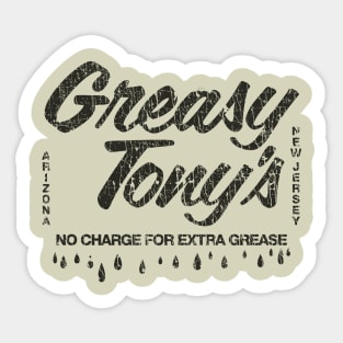 Greasy Tony's 1978 Sticker